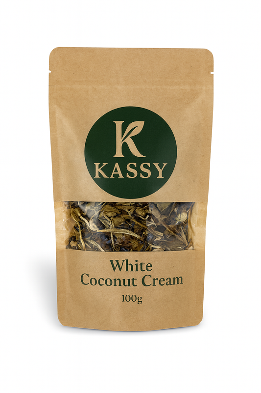 KASSY White Coconut Cream – Sanfte Kokos-Teekomposition