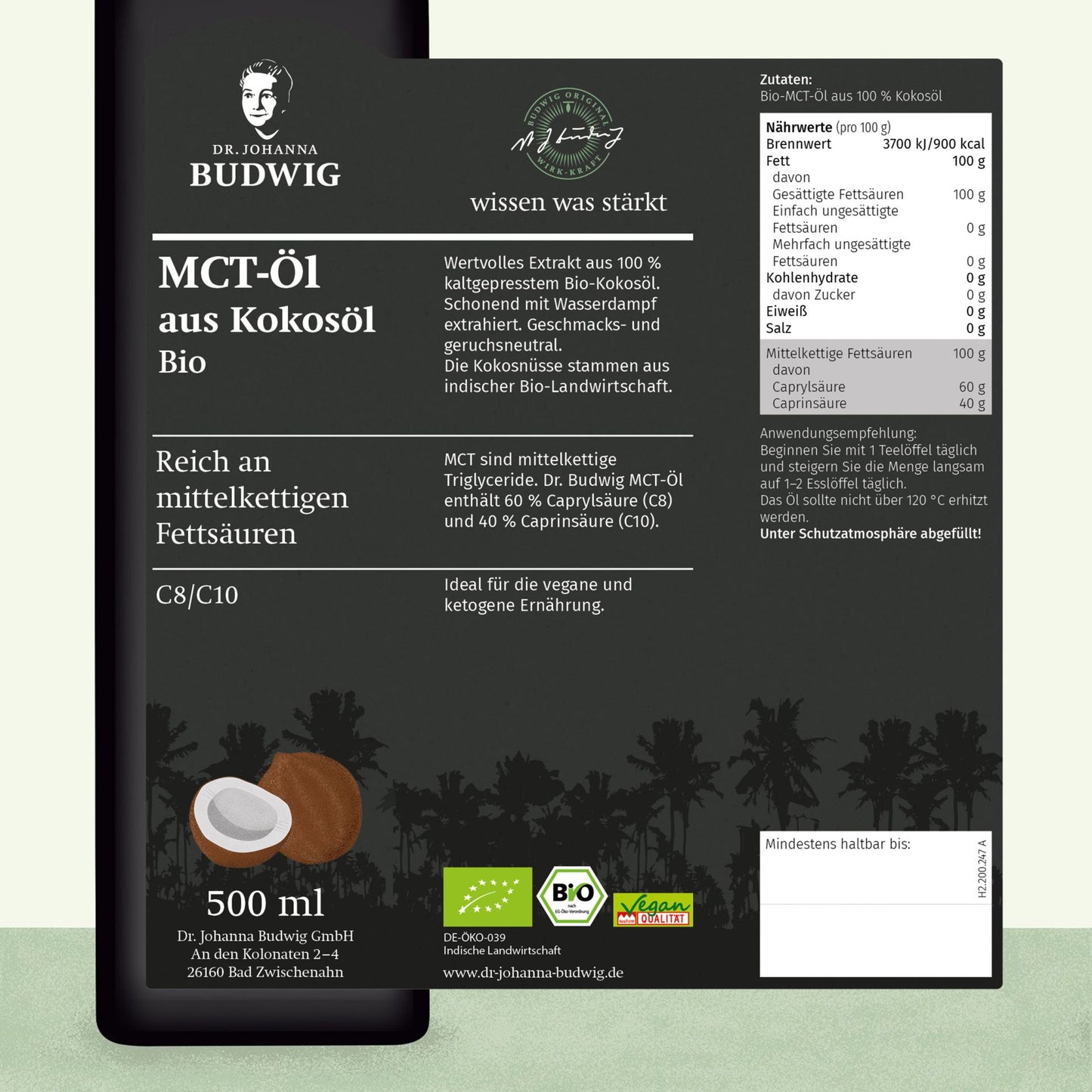 MCT-Öl (500 ml)
